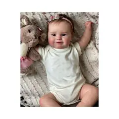 TIOZONEY - Muñeca bebe reborn vinilo de silicona juguetes para 55cm