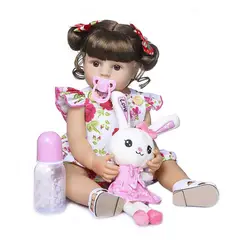 TIOZONEY - Muñeca bebe reborn vinilo de silicona juguetes para 55cm