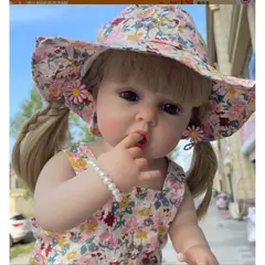 TIOZONEY - Muñeca bebe reborn vinilo de silicona juguetes para 55cm