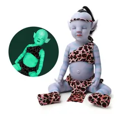 TIOZONEY - Muñeca bebe reborn vinilo de silicona juguetes para 50cm