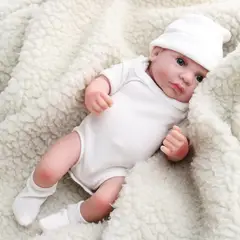 TIOZONEY - Muñeca bebe reborn vinilo de silicona juguetes