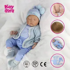 TIOZONEY - Muñeca bebe reborn vinilo de silicona juguetes