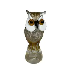 GENERICO - BUHO DE VIDRIO 6.5 x 6 x 18 cm (ZA19-1038)