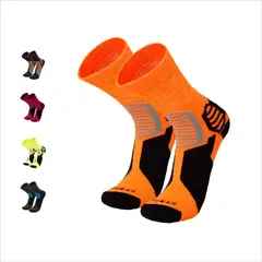 SILVERA NANOTECH - Medias trekking térmicas de merino alpaca caminatas ciclismo gym tenis