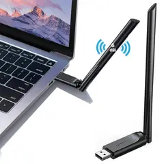 UGREEN - Adaptador Antena USB WIFI Inalámbrico AC650 doble banda 6dBi