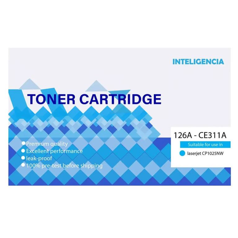 Toner Hp Ce311A 126A LJ Cp1025 Cyan Compatible