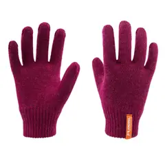 SILVERA NANOTECH - Guantes térmicos de alpaca lana merino sin costuras trekking running