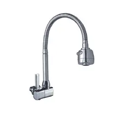 GENERICO - Llave Ganso Para Cocina en Bronce Cromado