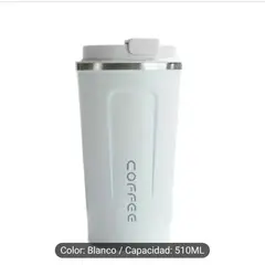 GENERICO - VASO TERMO CON TERMOMETRO DIGITAL - BLANCO