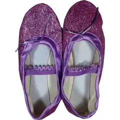 GENERICO - Zapato para baile de cuerina Fuscia escarchado - LALALA