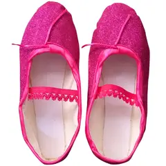 GENERICO - Zapato para baile de cuerina Fuscia escarchado - LALALA