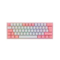 REDRAGON - Teclado FIZZ PRO Wireless Spanish K616-RGB-WP WHITEPINK