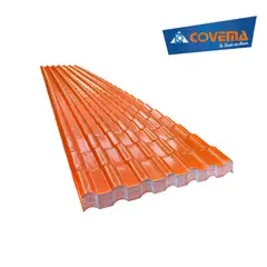 COVEMA - Techo Teja Española Naranja 1.05 x 5.91m x 2.2mm