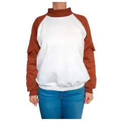 GENERICO - Polera mujer Nathalie Love It - Marrón