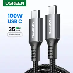 UGREEN - CABLE USB C a C - 100W - CARGA RAPIDA - 1MT