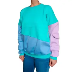 GENERICO - Polera Mujer Diseño Asimétrico - Nathalie Love It - Multicolor