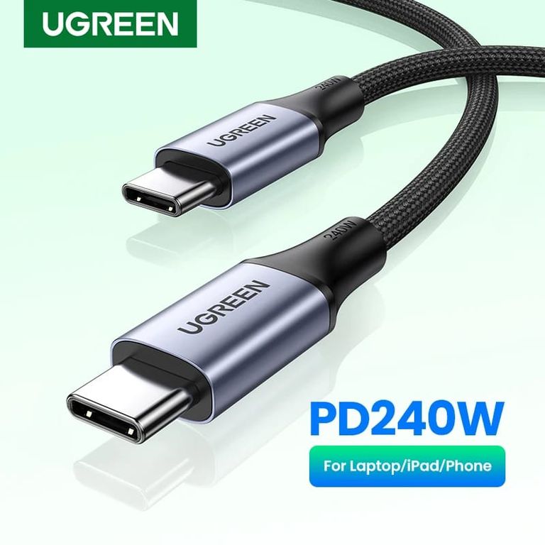 CABLE USB C a C - 240W - CARGA RAPIDA - 1 METRO