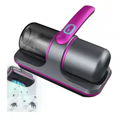 SEISA - Aspiradora inalámbrica de Mano Anti Acaros Con Luz UV Limpia Colchon.