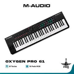 M AUDIO - Controlador Midi M-Audio Oxygen Pro 61