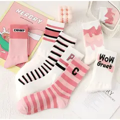 GENERICO - PACK DE MEDIAS PINK PARA DAMA