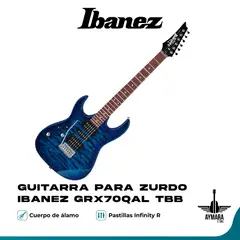 IBANEZ - Guitarra eléctrica para zurdo GRX70QAL TBB
