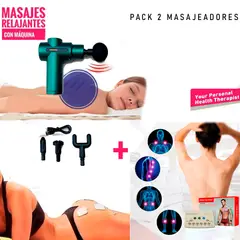 GENERICO - Pistola Masajeador + Tekno Bio 12 Electros