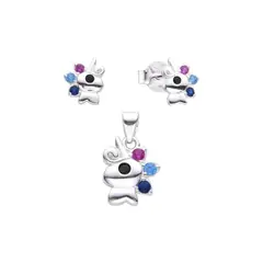 ESPIRAL ROJO - Juego Unicornios Brillos Colores - Plata