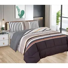 CASATEX - Edredón 2 Plazas + Juego de Sábanas 100% Algodón - 5 Piezas