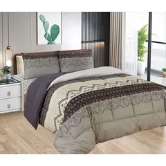 CASATEX - Edredón 2 Plazas + Juego de Sábanas 100% Algodón - 5 Piezas