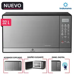 INDURAMA - Horno Microondas Digital 32L MWI-32TNEP.