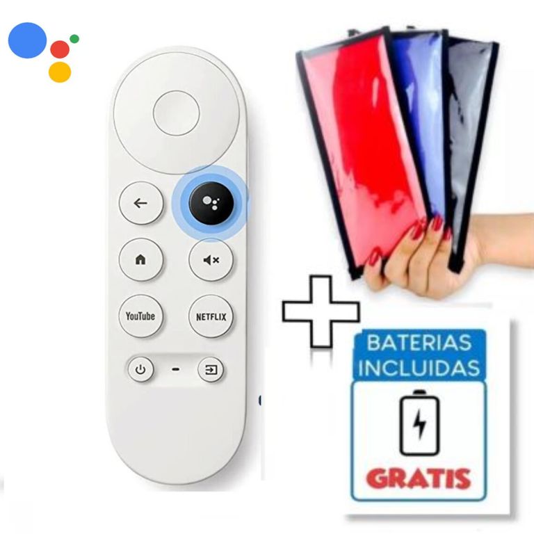 Control Remoto Para Google TV Chromecast 4K Snow Funda