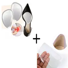 MEGIMPERU - Pack X4 Kit 2 en 1 Plantilla para Antepié y Talón Silicona