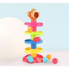 GENERICO - PELOTA RODANTE EN ESPIRAL JUEGO DE ESTIMULACION