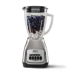OSTER - Licuadora de 1.5L con 550 watts – Plateada Kaliman BLSTKAG-NPB