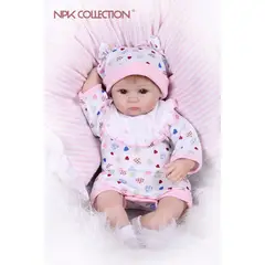 TIOZONEY - Muñeca bebe reborn vinilo de silicona juguetes