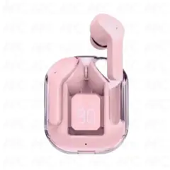 GENERICO - Audífonos Bluetooth Inalámbrico Air 31 Rosa Pantalla Led Cristal