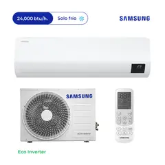 SAMSUNG - Aire Acondicionado Split Pared de 24000 BTUH Eco Inverter Frío