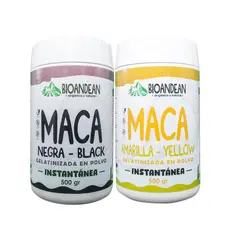 GENERICO - Pack Maca Orgánica Negra - Amarilla