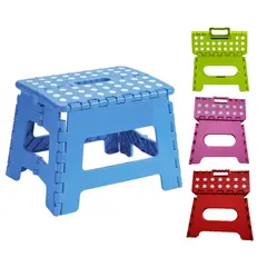 GENERICO - Mini banco silla plegable portátil multiuso AZUL