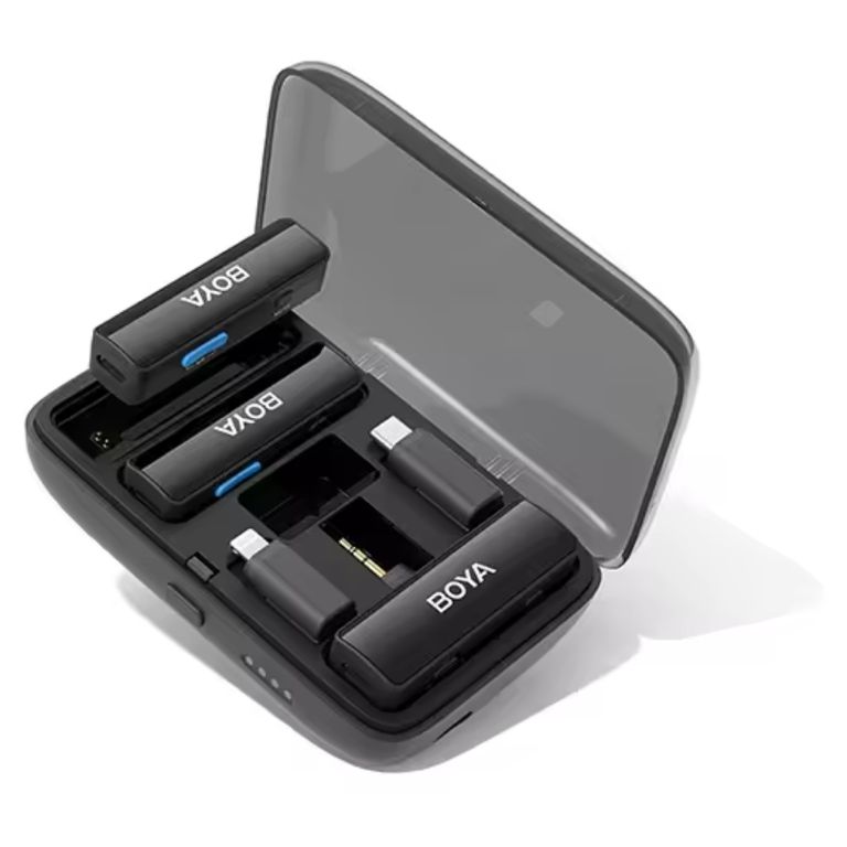 MICRÓFONO INALÁMBRICO LAVALIER BOYALINK PARA IPHONE ANDROID CÁMARA