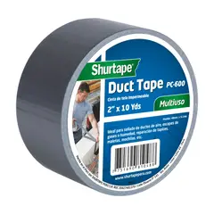 SHURTAPE - Cinta Duct Tape Plomo 2" x 10 yd
