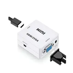 SEISA - Convertidor HDMI A VGA adaptador de vídeo