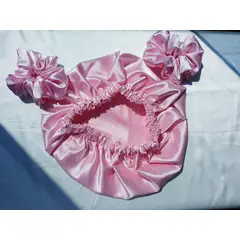 GENERICO - GORRO PARA DORMIR DE SATIN ROSA BB