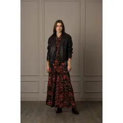 VELEZ - Vélez Casaca Biker Oversized Unisexo En Cuero Ovino Negro