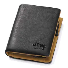 GENERICO - Billetera J-Kavis de Cuero Vacuno BP823M Diseño Moderno