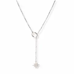 AMBAR JOYERIA - Layer de Plata 925 Corbatita Estrella Polar Silver