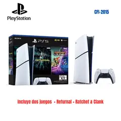 SONY - Consola PS5 Slim Digital 1TB + Returnal + Ratchet & Clank