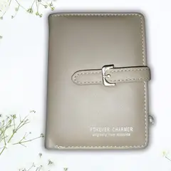 GENERICO - Billetera tarjetero para dama de cuero PU minimalista