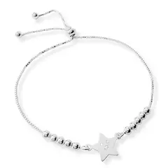 AMBAR JOYERIA - Pulsera de Plata 925 Star Smile Silver