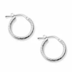 AMBAR JOYERIA - Argolla de Plata 925 Filomena Basic 16M Silver